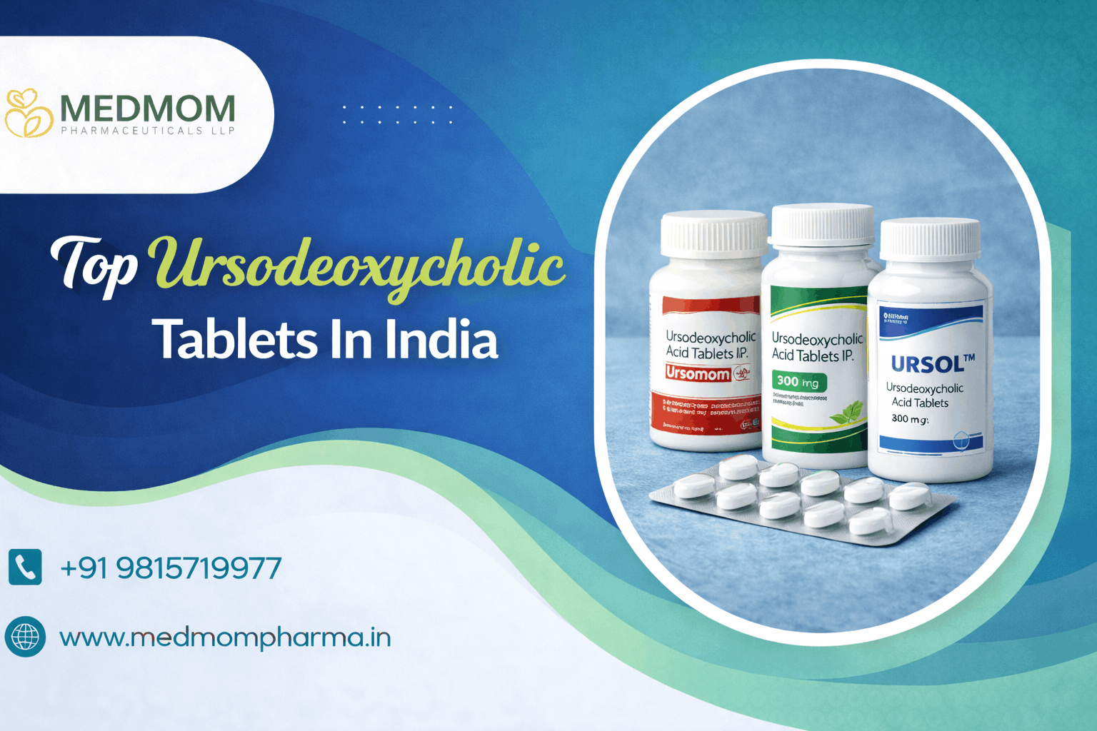 Top Ursodeoxycholic tablets in India