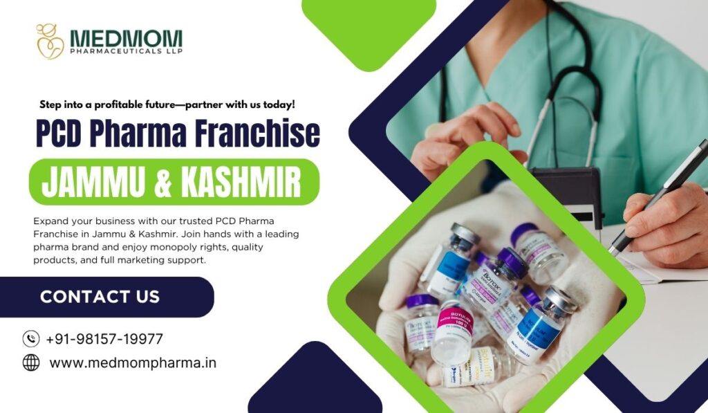 PCD Pharma Franchise in Jammu and Kashmir with quality pharmaceutical products, monopoly rights, and business growth opportunities in the pharma sector.